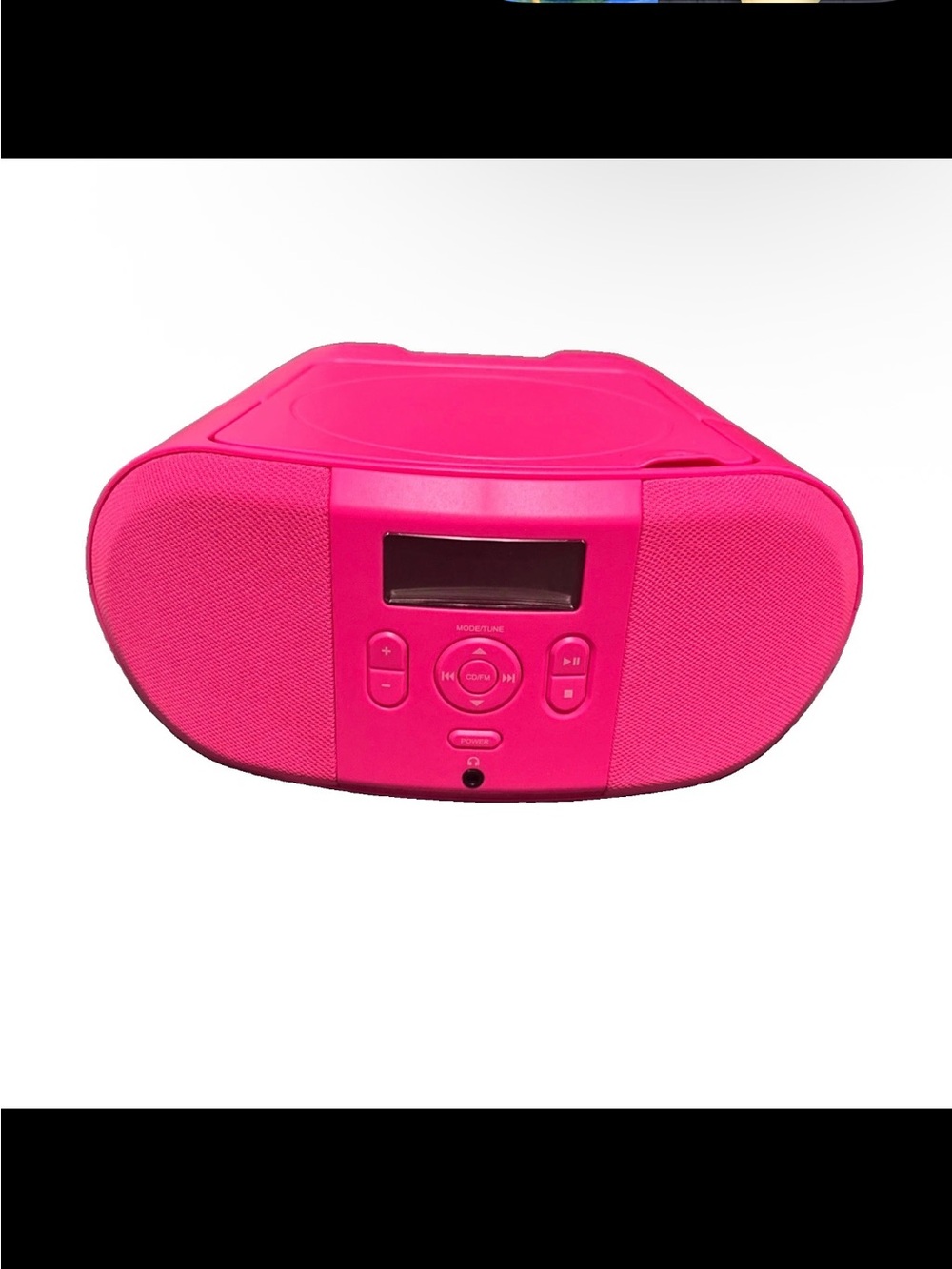 ONN Pink CD Player Boombox